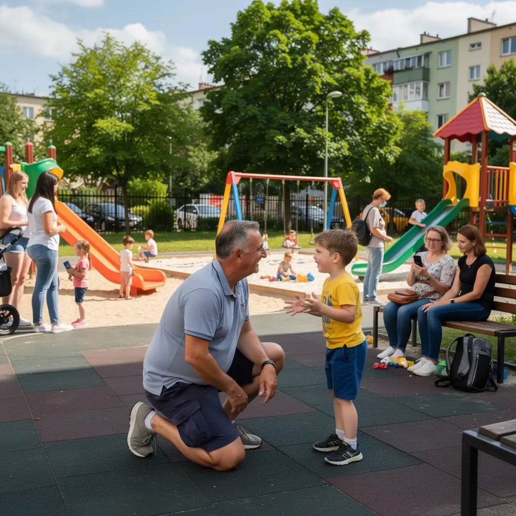 Rodzice dostosowujący się do nowych okoliczności.